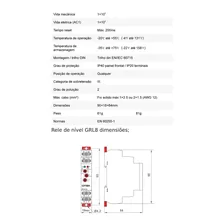 Grl8-01 Rele Controlador De Nível Liquido Foto mini 4
