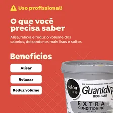 Guanidina Extra Conditioning Regular Alisa/relaxa Salon Line Foto mini  2