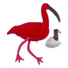 Guará Grávida Com 1 Filhote Pelúcia Bichos De Pano Foto mini 1