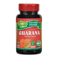 Guaraná paunilha cupana 60 cápsulas 500mg Unilife Vitamins Foto mini 1