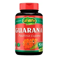 Guaraná paunilha cupana 60 cápsulas 500mg Unilife Vitamins Foto mini 4