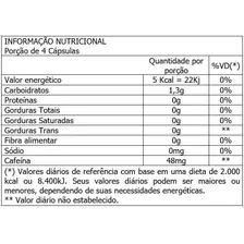 Guaraná paunilha cupana 60 cápsulas 500mg Unilife Vitamins Foto mini 2