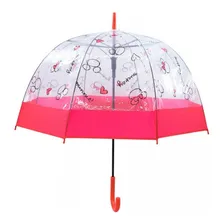 Guarda Chuva Disney Mickey Minnie Vermelho E Transparente Foto mini 1