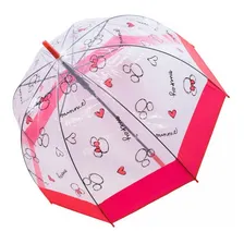 Guarda Chuva Disney Mickey Minnie Vermelho E Transparente Foto mini 3