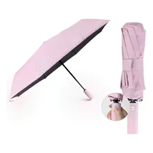 Guarda-chuva dobrável automático Guarda-chuva Guarda-chuva rosa Foto mini 1