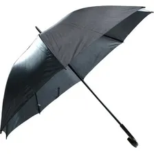 Guarda Chuva Portaria Preto Grande Cabo Curvo Automático Foto mini 1