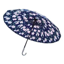 Guarda Chuva Sombrinha Pano Duplo 1m Prata Foto  mini 1