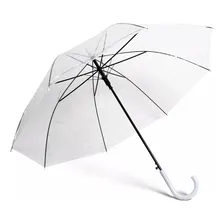 Guarda Chuva Tipo Portaria Transparente Automatico Adulto Foto mini 1