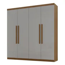 Guarda-roupa 4 Portas 3 Gavetas Amsterdã Foto mini 3