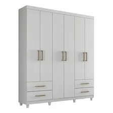 Guarda Roupa Canadá 6 Portas Branco Foto  mini 1
