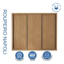 Guarda Roupa Casal 3 Portas 6 Gavetas Nápoli Espresso Foto mini 2