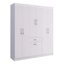 Guarda-roupa Casal 6 Portas 1 Porta Basculante 1 Gaveta Wt Foto mini 2