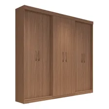 Guarda Roupa Casal 6 Portas 2 Gavetas Grécia Com Espelho Foto mini  3