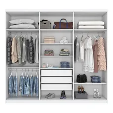 Guarda Roupa Casal 6 Portas 3 Gavetas Melvin Espresso Fjwt Foto mini 4