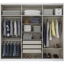 Guarda Roupa Casal 6 Portas 3 Gavetas Melvin Espresso Fjwt Foto mini 2