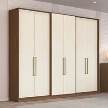 Guarda Roupa Casal 6 Portas 4 Gavetas Escócia Icwt Foto  mini 1
