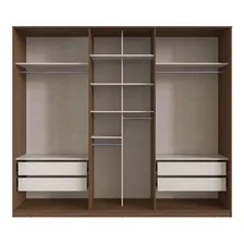 Guarda Roupa Casal 6 Portas 4 Gavetas Escócia Icwt Foto mini  3