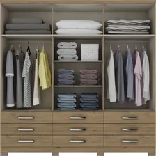 Guarda Roupa Casal 6 Portas 9 Gavetas Lara Henn Gwt Foto mini 2