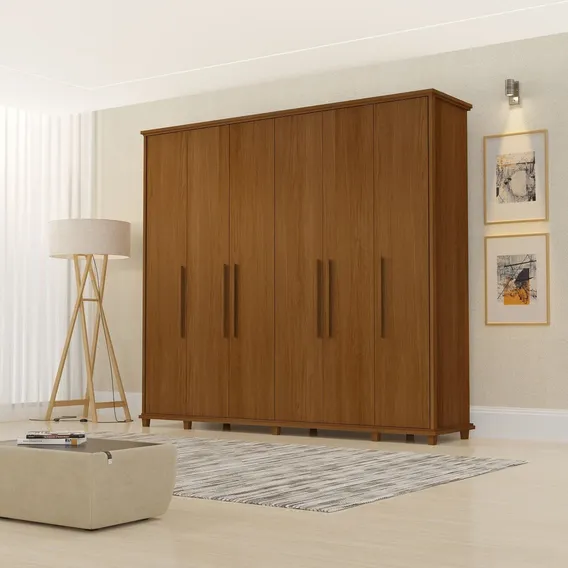 Guarda-roupa Casal 6 Portas E 6 Gavetas Pratic Fj Foto 1