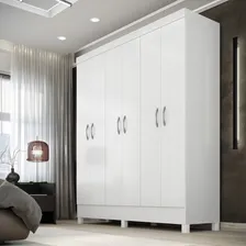 Guarda Roupa Casal 6 Portas Falco Yescasa Branco Cjwt Foto mini 3