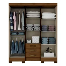 Guarda-roupa Casal Briz 6 Portas E 3 Gavetas - Henn Foto mini 1