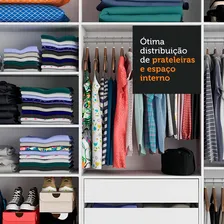Guarda-roupa Casal Madesa Veneza 3 Portas Correr Com Espelho Cor Branco Foto mini 2