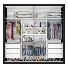 Guarda-roupa Casal Sevilha 2 Portas 6 Gavetas Espelhado Foto mini  3