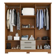 Guarda-roupa França Mdp 6 Portas 2 Gavetas Foto mini 2