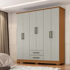 Guarda-roupa França Mdp 6 Portas 2 Gavetas Foto mini 1