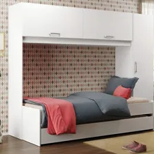Guarda Roupa Infantil Com Bicama Solteiro Multimóveis Ed Foto mini  2