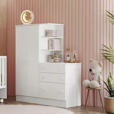 Guarda-roupa Infantil Doce Sonho 2 Portas Branco - Qmovi Foto mini 1