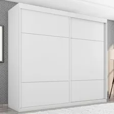 Guarda Roupa Londres Duas Portas Deslizantes Branco Foto  mini 1