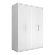 Guarda Roupa Miami Casal Quatro Portas Branco Foto mini  2