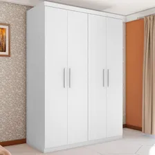 Guarda Roupa Miami Casal Quatro Portas Branco Foto  mini 1