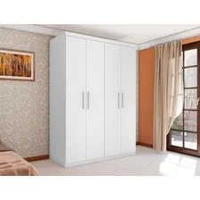 Guarda Roupa Miami Casal Quatro Portas Branco Foto mini 4
