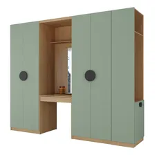 Guarda-roupa Modulado Infantil 4 Peças 6 Portas Wt Foto  mini 1