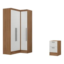 Guarda-roupa Modulado Viena 3 Portas 4 Gavetas 3 Djwt Foto mini 2