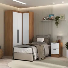 Guarda-roupa Modulado Viena 3 Portas 4 Gavetas 3 Djwt Foto mini 1