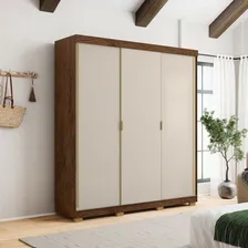 Guarda-roupa Porto 3 Portas 4 Gavetas 100% Mdf Jawt Foto  mini 1