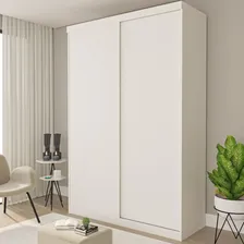 Guarda Roupa Solteiro 2 Porta De Correr Kiara Siena Fi Cor Branco Foto mini 1