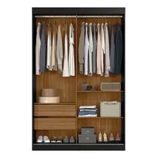 Guarda-roupa Solteiro 2 Portas De Correr 2 Gavetas E Jhwt Foto mini  3
