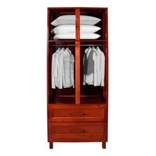 Guarda-roupa Solteiro Com Espelho 4 Portas 2 Gavetas Biwt Foto mini  2