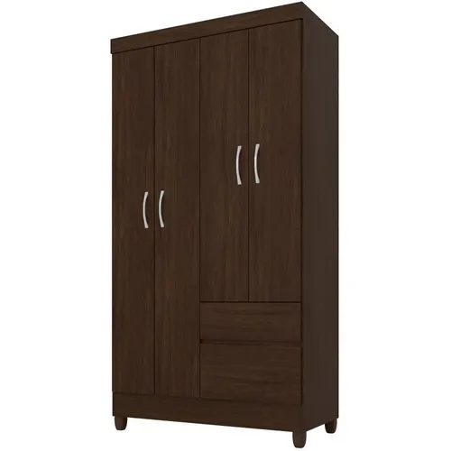 Guarda-roupa Solteiro Infantil Dem贸bile Lotus 4 Portas Foto 1