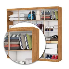 Guarda-roupa Stanley 8 Portas 4Â gavetas Plus Foto mini 4