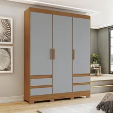 Guarda Roupas 3 Portas 4 Gavetas B55 Wt Foto mini 1