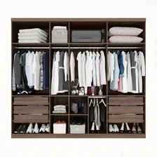 Guarda-roupas 7 Portas 6 Gavetas Fl贸rida Imbuia Cg Foto mini 3