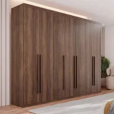 Guarda-roupas 7 Portas 6 Gavetas Fl贸rida Imbuia Cg Foto mini 1