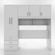 Guarda Roupas Casal Dormit贸rio 5 Portas Casal Cancun Branco Foto mini 3