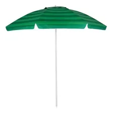 Guarda-Sol Gigante 2,40m Articulado Grande Piscina Praia Pesca Verde Mor Foto mini 1