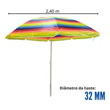 Guarda-sol Importway 2,40m Estampas Sortidas - Iwgs-240 Foto mini 3